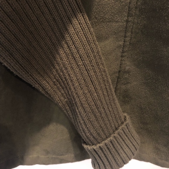 Lady Hathaway Green Faux Suede Jacket XL - Picture 11 of 14